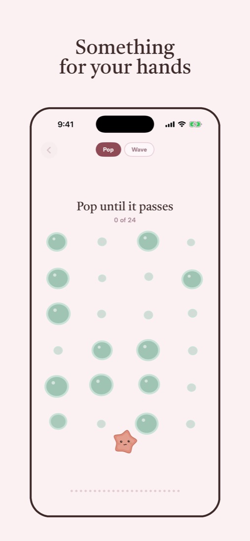 Pop the kelp pods until the urge passes